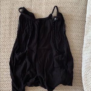 Black tank top small or medium . Never worn